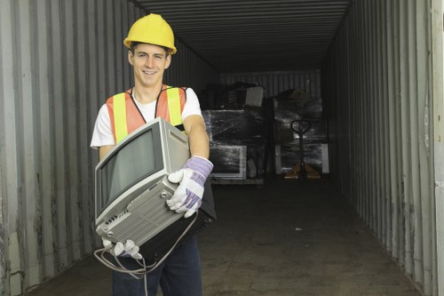 Professional team performing loft clearance in Eltham